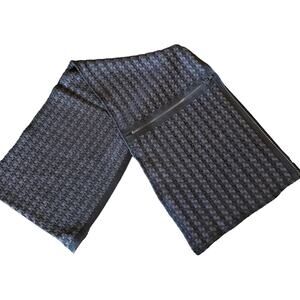 Outside Additions by Stan Herman Missy Jacquard Zip Scarf with Pockets NEW